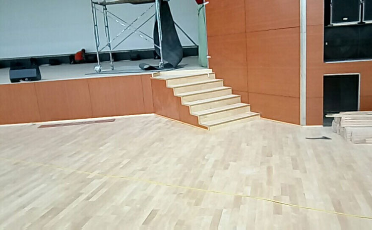 柞木篮球馆木地板施工技术方案
