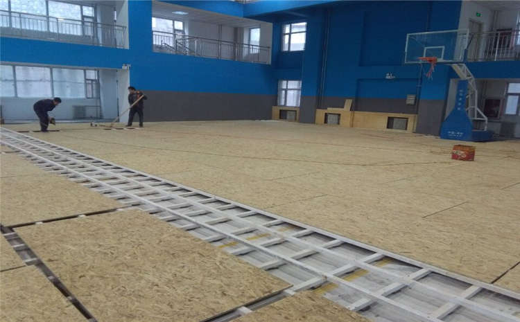 柞木乒乓球馆木地板生产厂家