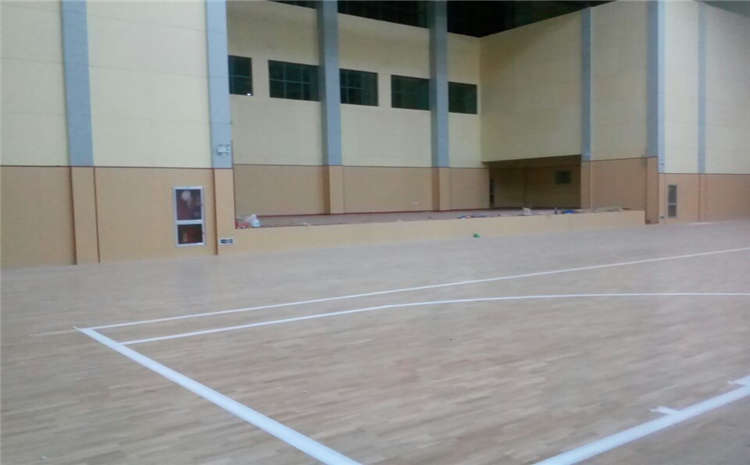 学校运动篮球地板双层龙骨结构