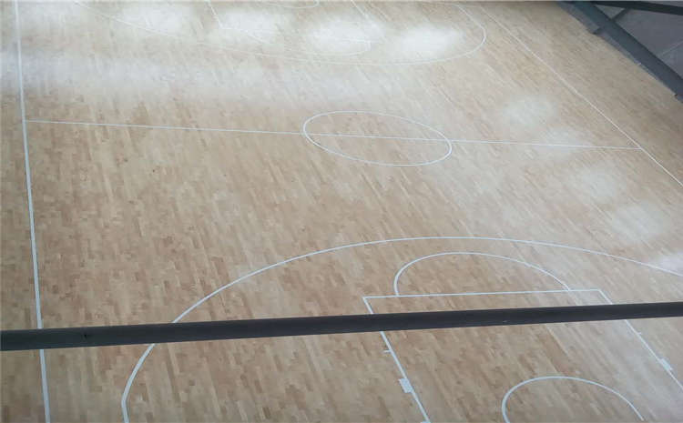 俄勒冈松体育馆实木地板板式龙骨结构