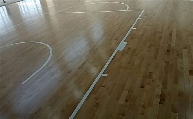 柞木篮球场实木地板施工技术方案