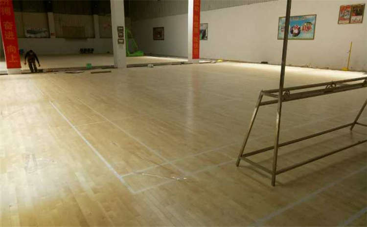 品牌厂家枫木篮球运动木地板