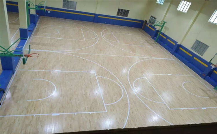篮球馆实木运动地板的养护问题