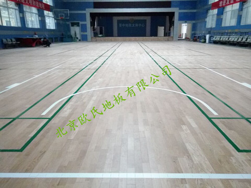 山西晋中国税局体育馆木地板案例