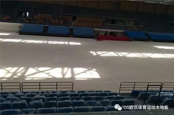 甘肃省酒泉市体育篮球木地板铺设工程
