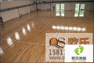 篮球馆木地板面层铺设安装