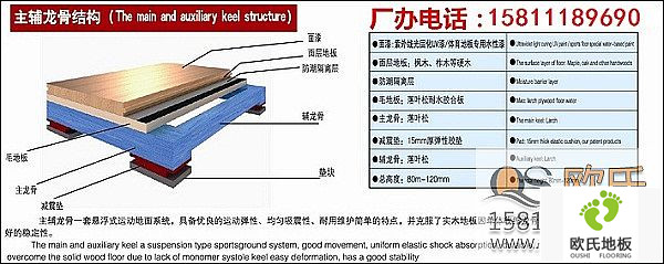 体育木地板区别于其它地板的特点