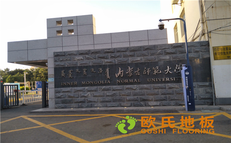 内蒙古师范大学体育学院训练馆运动木地板项目